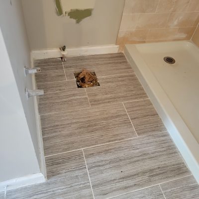 After: Bathroom Floor