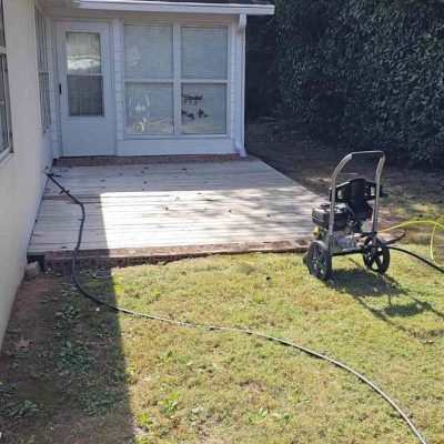 backhouse deck before it was rebuilt